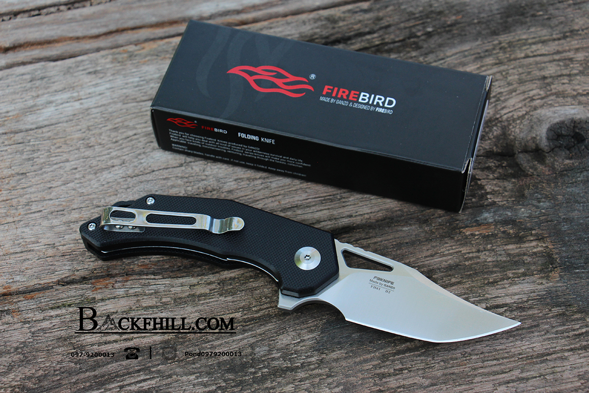 มีดพับ Ganzo Firebird รุ่น FH61-BK / D2 still ของแท้ 100%