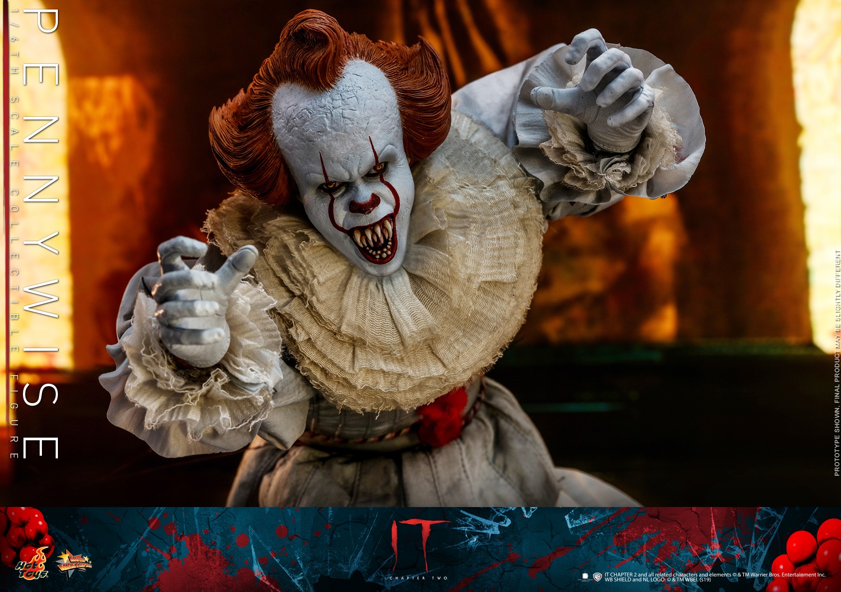 Hot Toys MMS555 IT: Chapter Two 1/6 Pennywise
