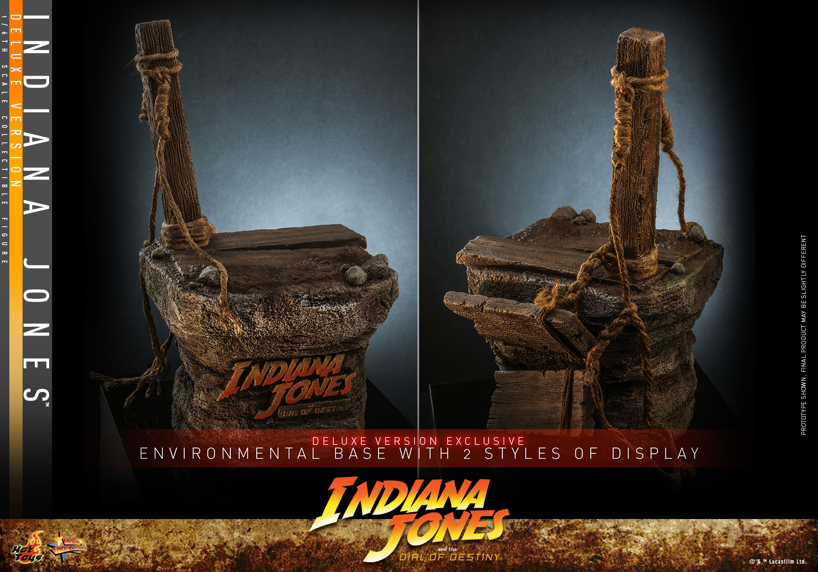 Hot Toys MMS717 1/6 Indiana Jones and the Dial of Destiny - Indiana Jones (Deluxe Version)