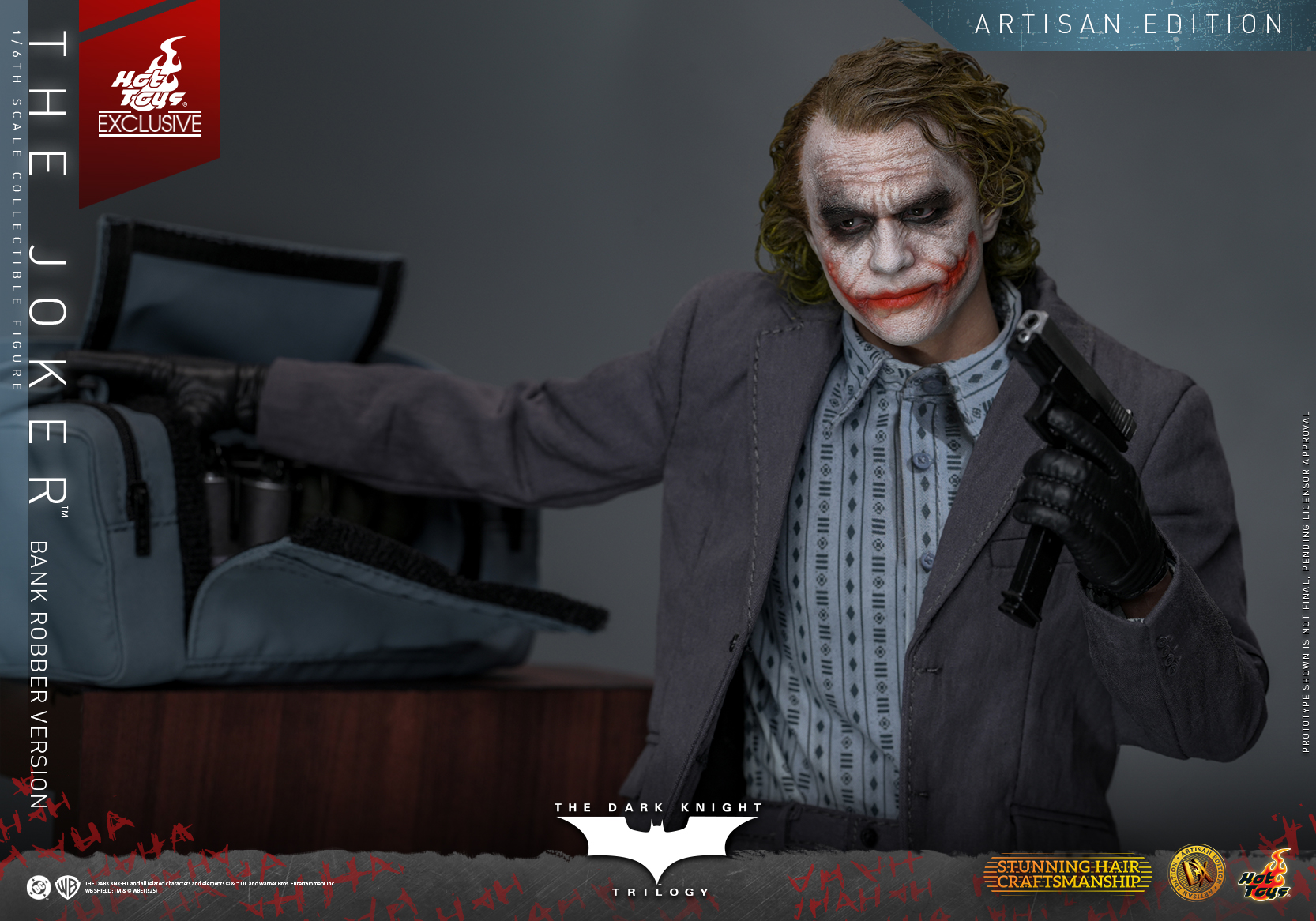 Hot Toys DX51AE The Dark Knight Trilogy - The Joker (Bank Robber Version) (Artisan Edition) [Hot Toys Exclusive]