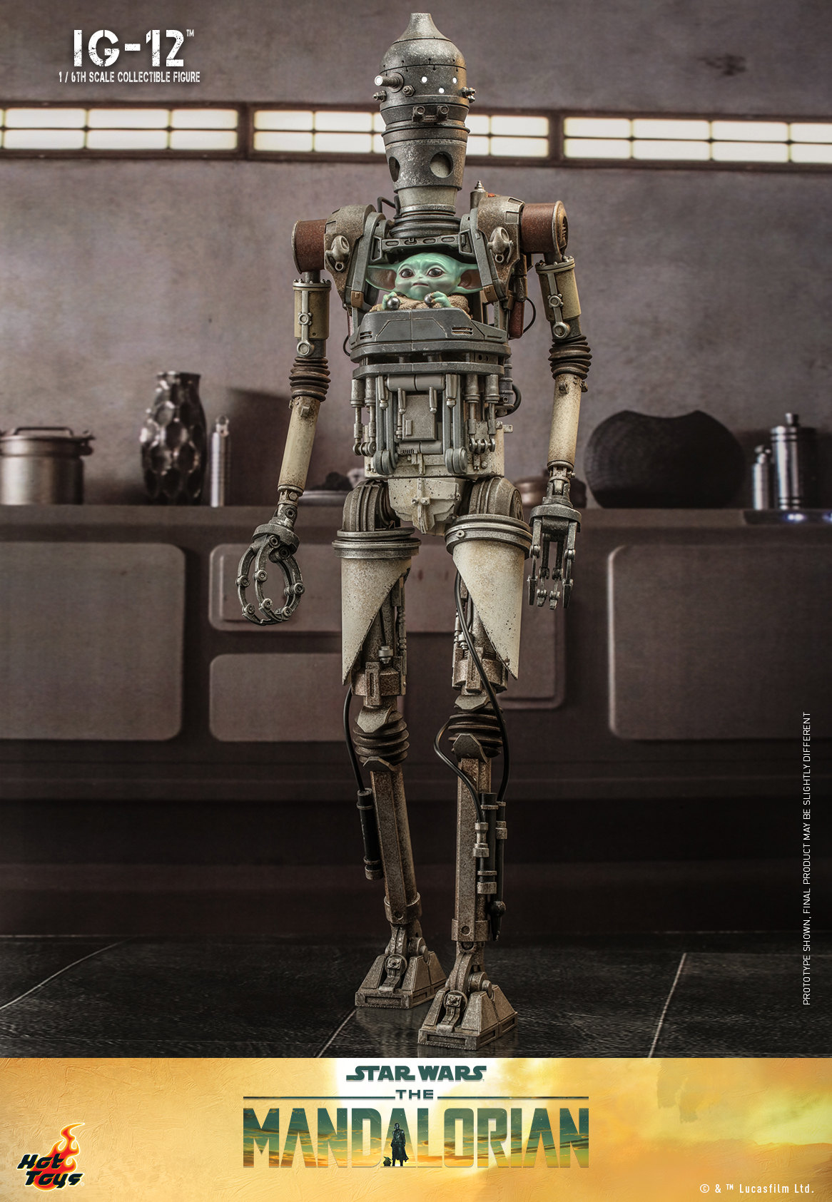 Hot Toys TMS104 1/6 Star Wars: The Mandalorian™ - IG-12™