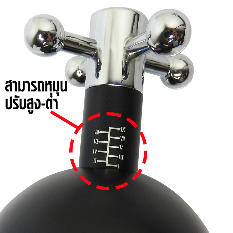 แทมเปอร์เข็มเกลี่ยผงกาแฟ หัวหมุน 58 มม. ปรับสูงต่ำได้