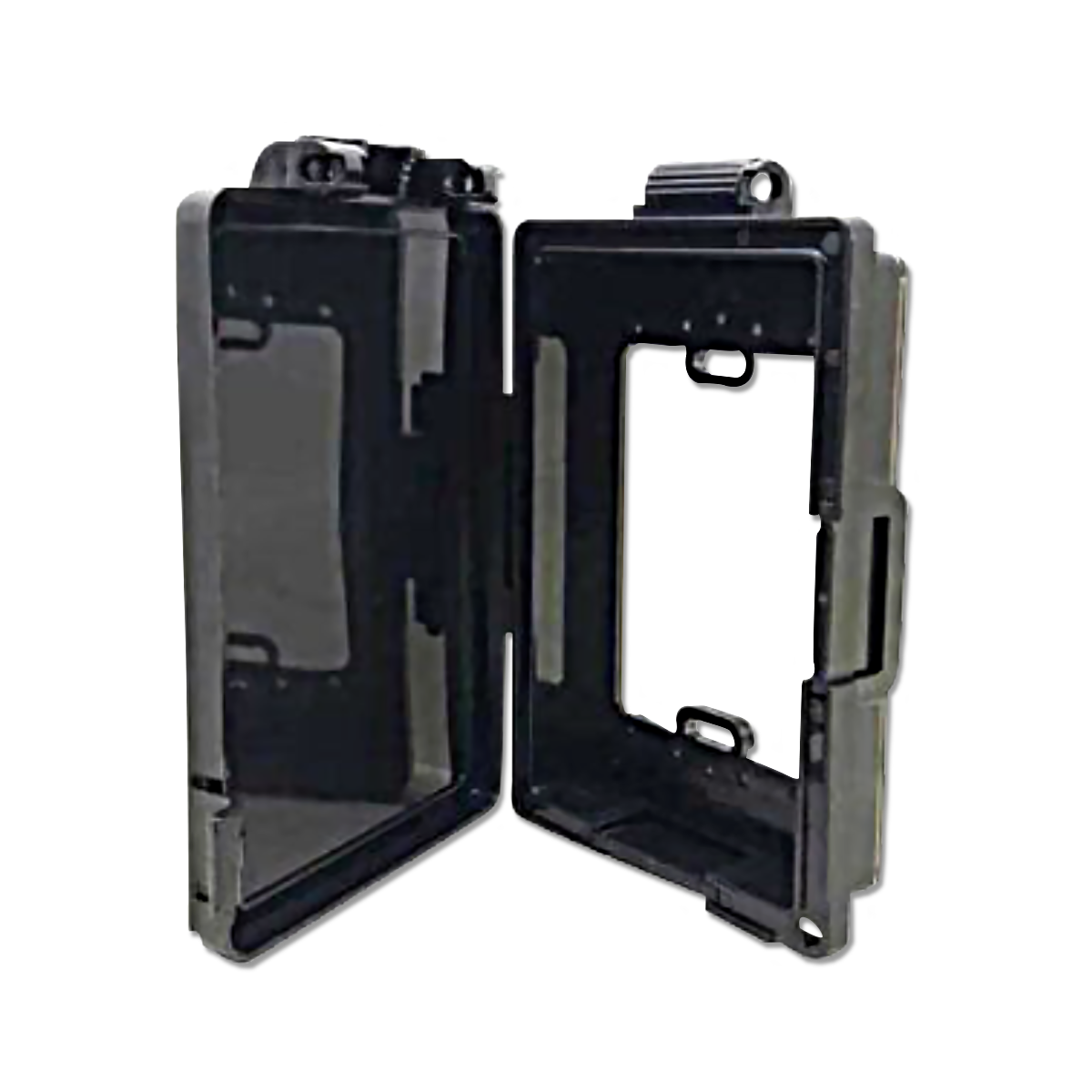 NANO ฝาครอบแผงหน้ากากกันน้ำแบบเรียบ สีดำ รุ่น NANO-413B (20 ชิ้น/กล่อง)