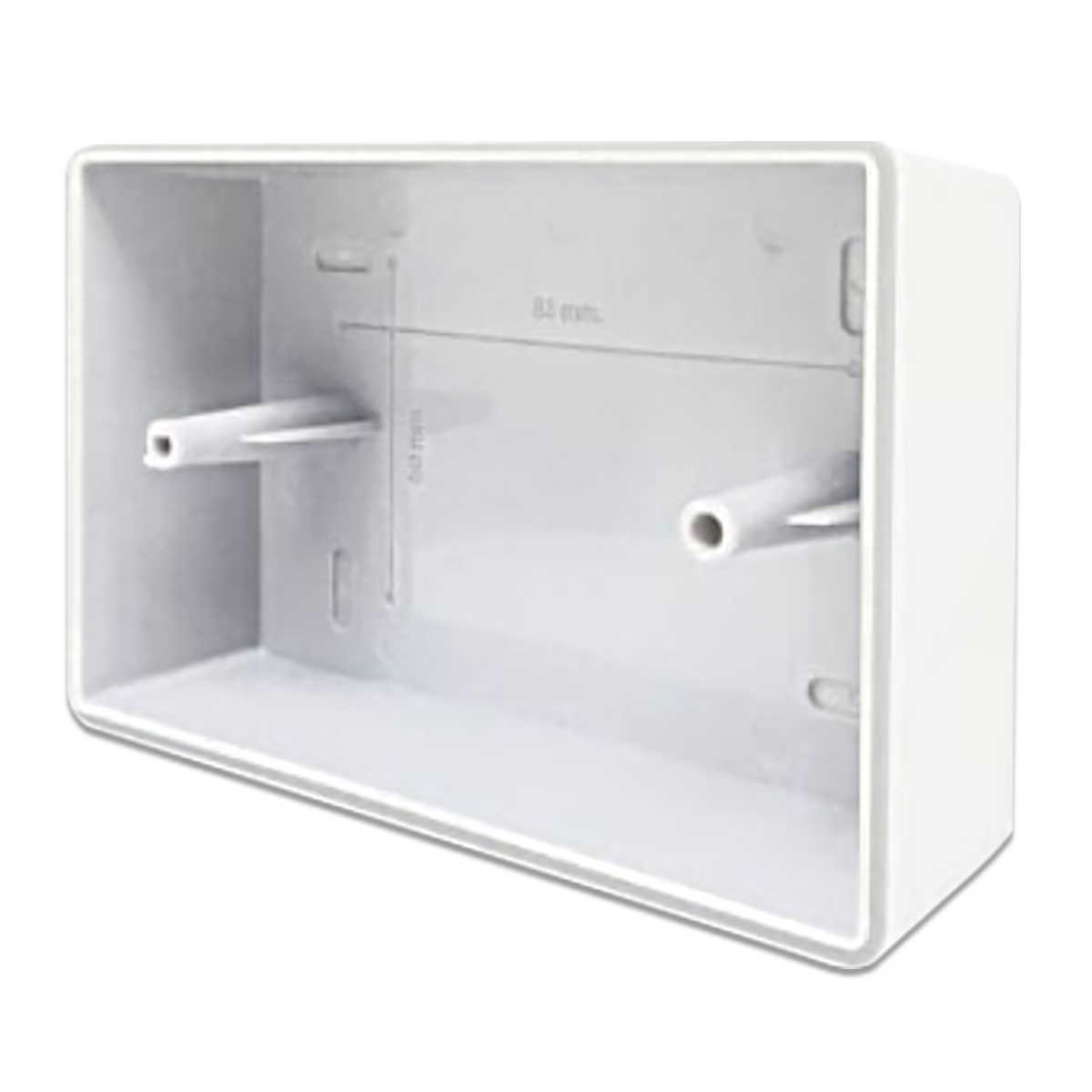 NANO กล่องลอย รุ่นหนา Classic Series สีขาว รุ่น NANO-416W-BOX (20 ชิ้น/กล่อง)