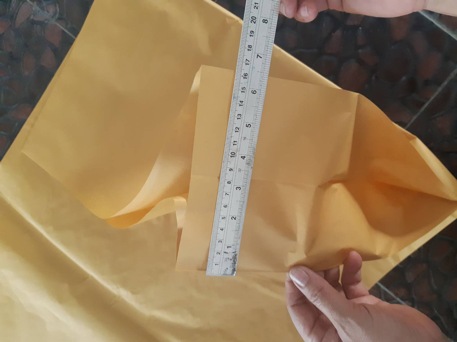 ถุงกระดาษห่อกล้วย ขนาด124x72ซม. 2ใบ/แพ็ค