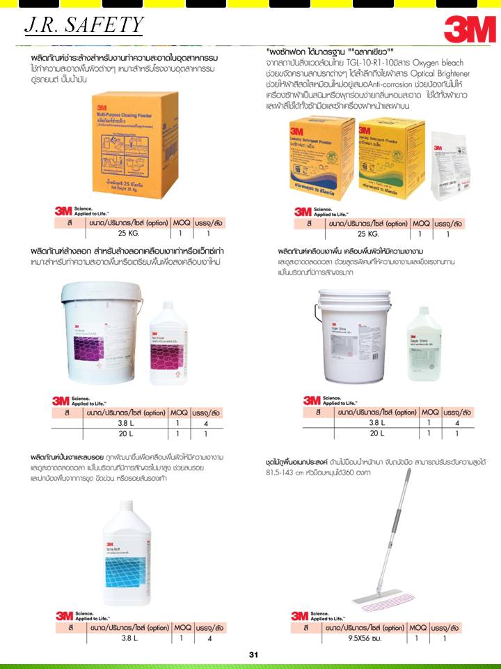 ผลิตภัณฑ์ ทำความสะอาด 3M