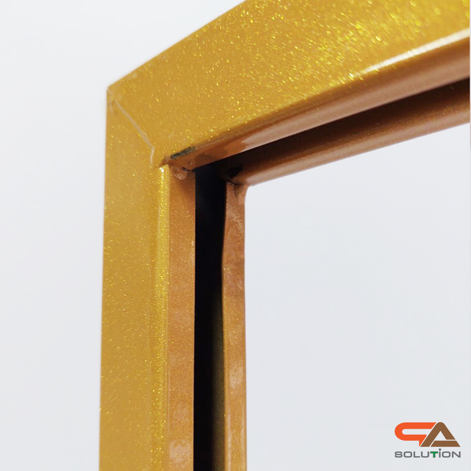 CLEARANCE SALE! โปสเตอร์สแตนด์เหล็ก สีทอง เสาคู่ ขนาด 60X80 ซม.ฐานเหลี่ยม สอดงานพิมพ์ด้านบน โชว์งานพิมพ์ 2 ด้าน ถอดประกอบได้