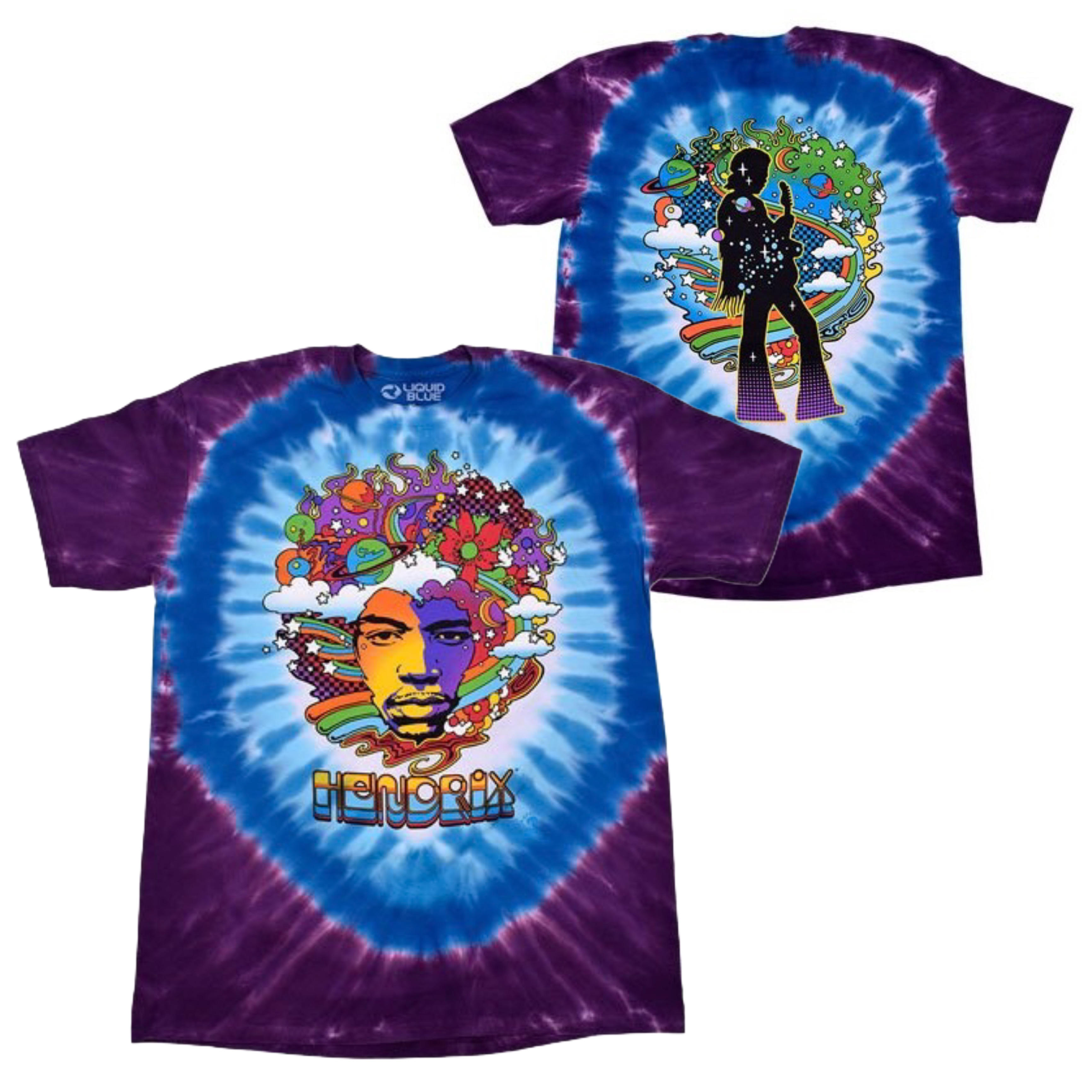 🇺🇸[PREORDER] เสื้อวง JIMI HENDRIX T-SHIRT รวมลายสุดฮิต ลิขสิทธิ์แท้ LIQUID BLUE จาก USA