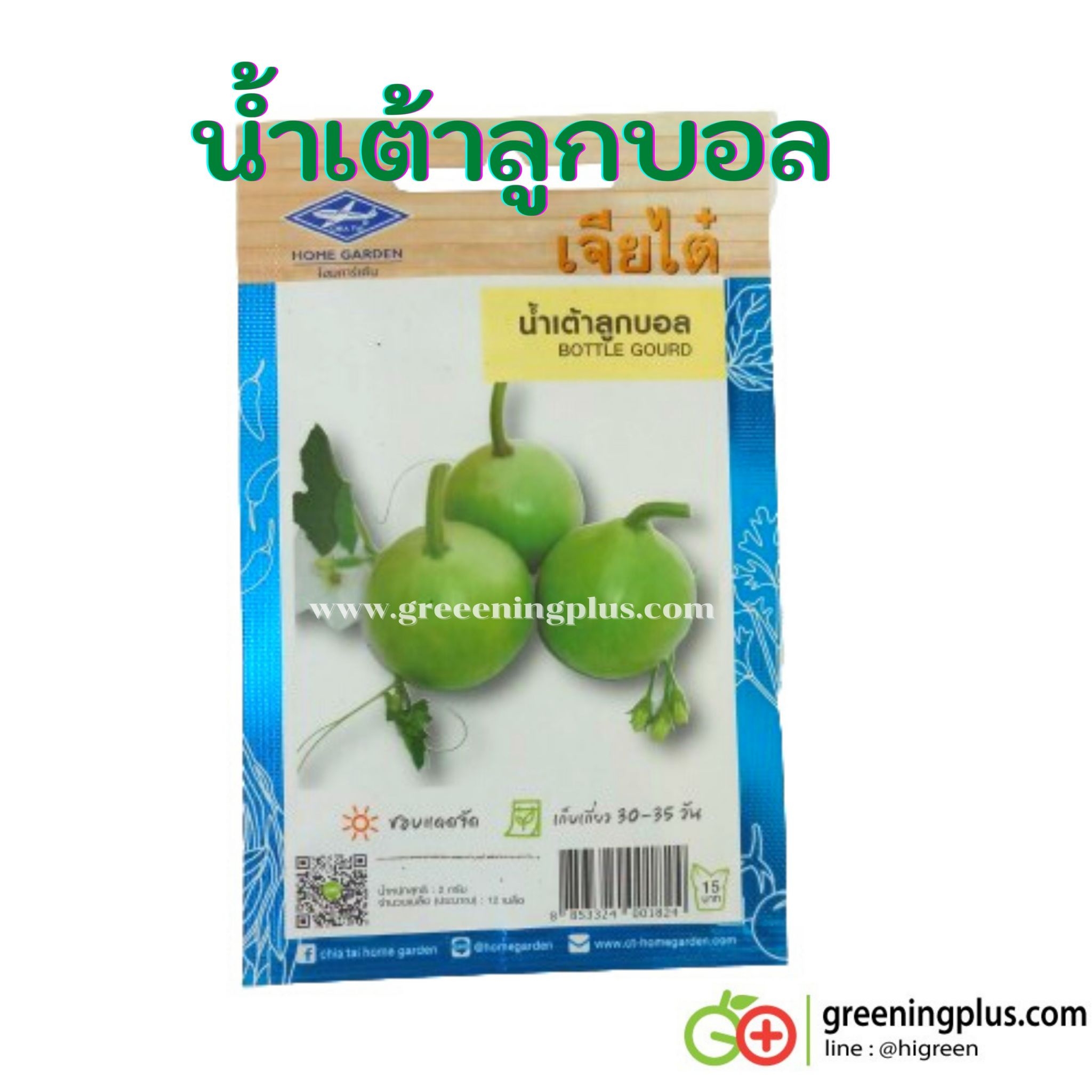 น้ำเต้าลูกบอล (Bottle gourd) เจียไต๋