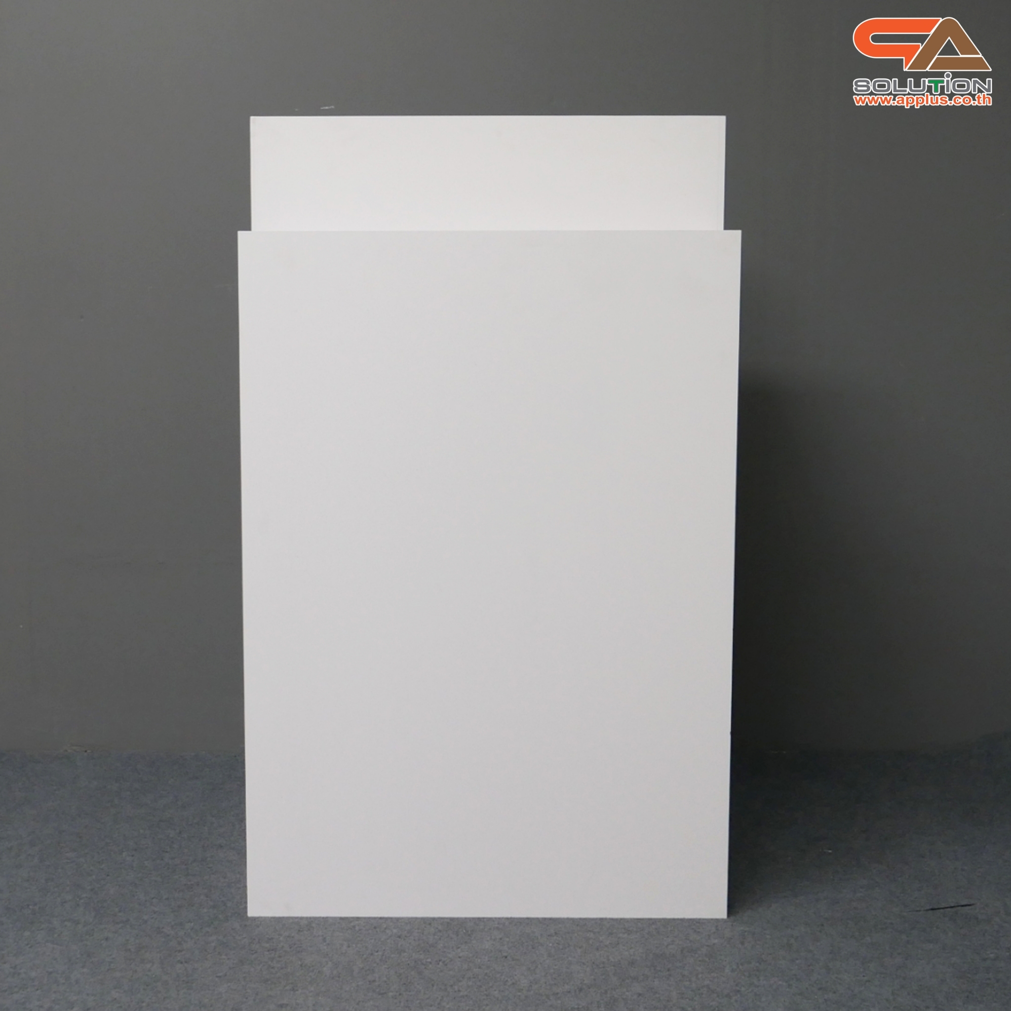 ชั้นวางสินค้าพลาสวูด ขั้นบันได 2 ชั้น ขนาด (W)60 x (D)45 x (H)165 ซม.