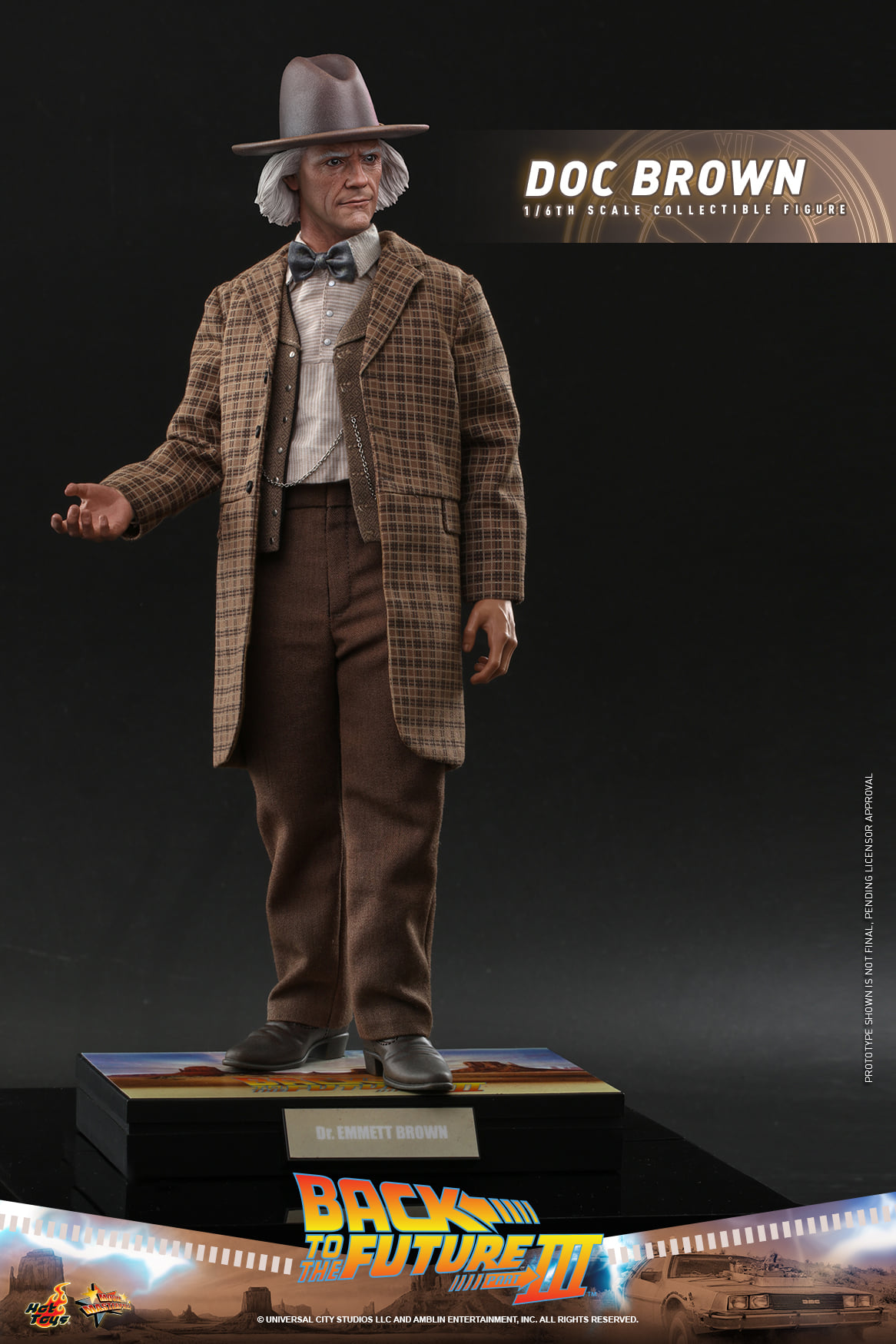 Hot Toys MMS617 1/6 Back to the Future Part III - Doc Brown
