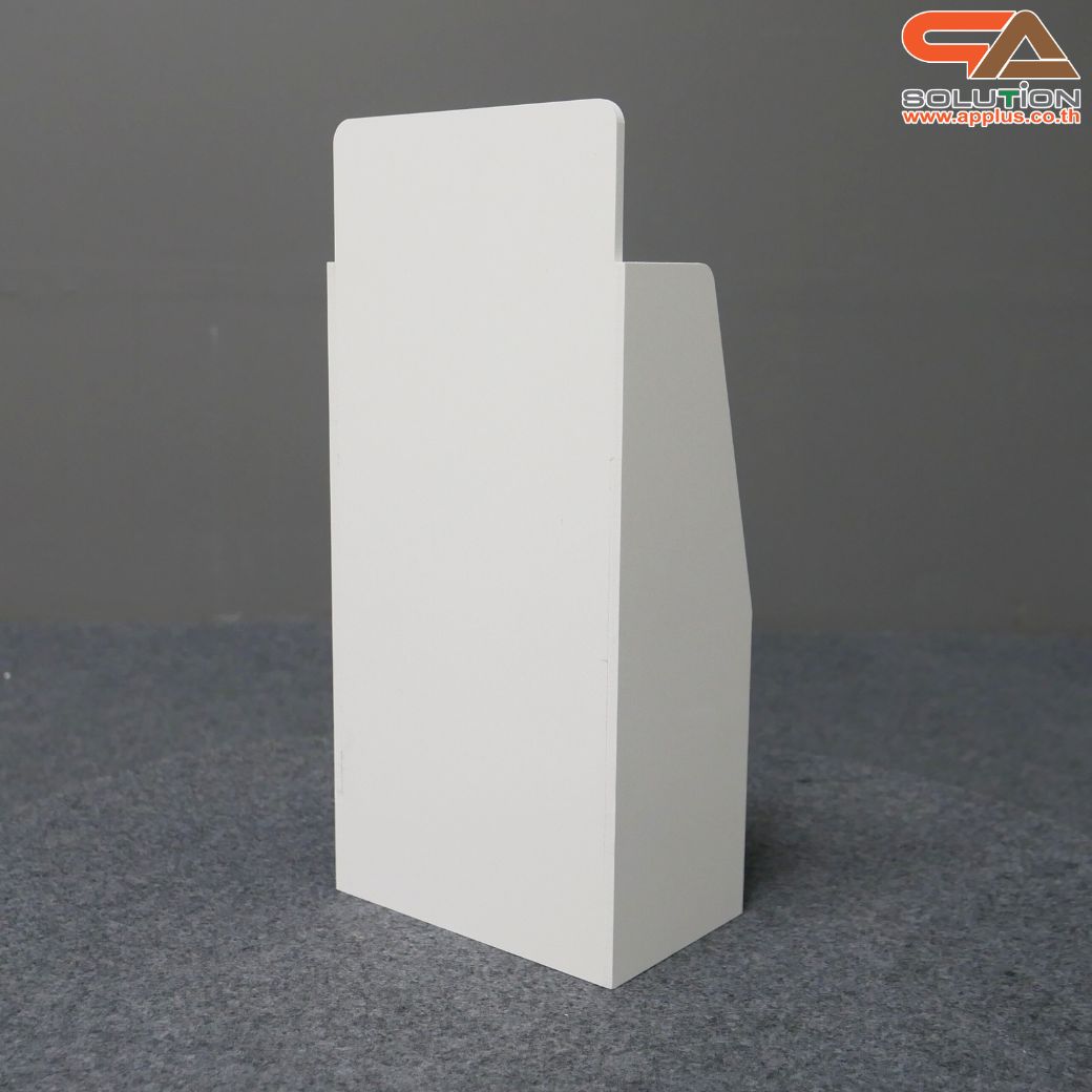 ชั้นวางสินค้าตั้งโต๊ะ TB-21 ขนาด (W) 16 x (D) 10 x (H) 35 cm. วัสดุพลาสวูดหนา 5 มม.