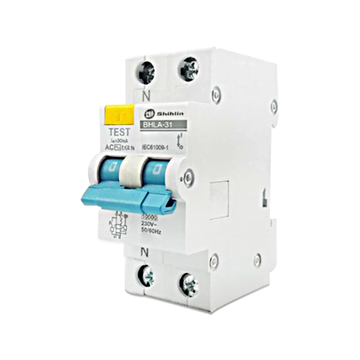 NANO เซอร์กิตเบรกเกอร์กันดูด RCBO 2P 40A 6kA