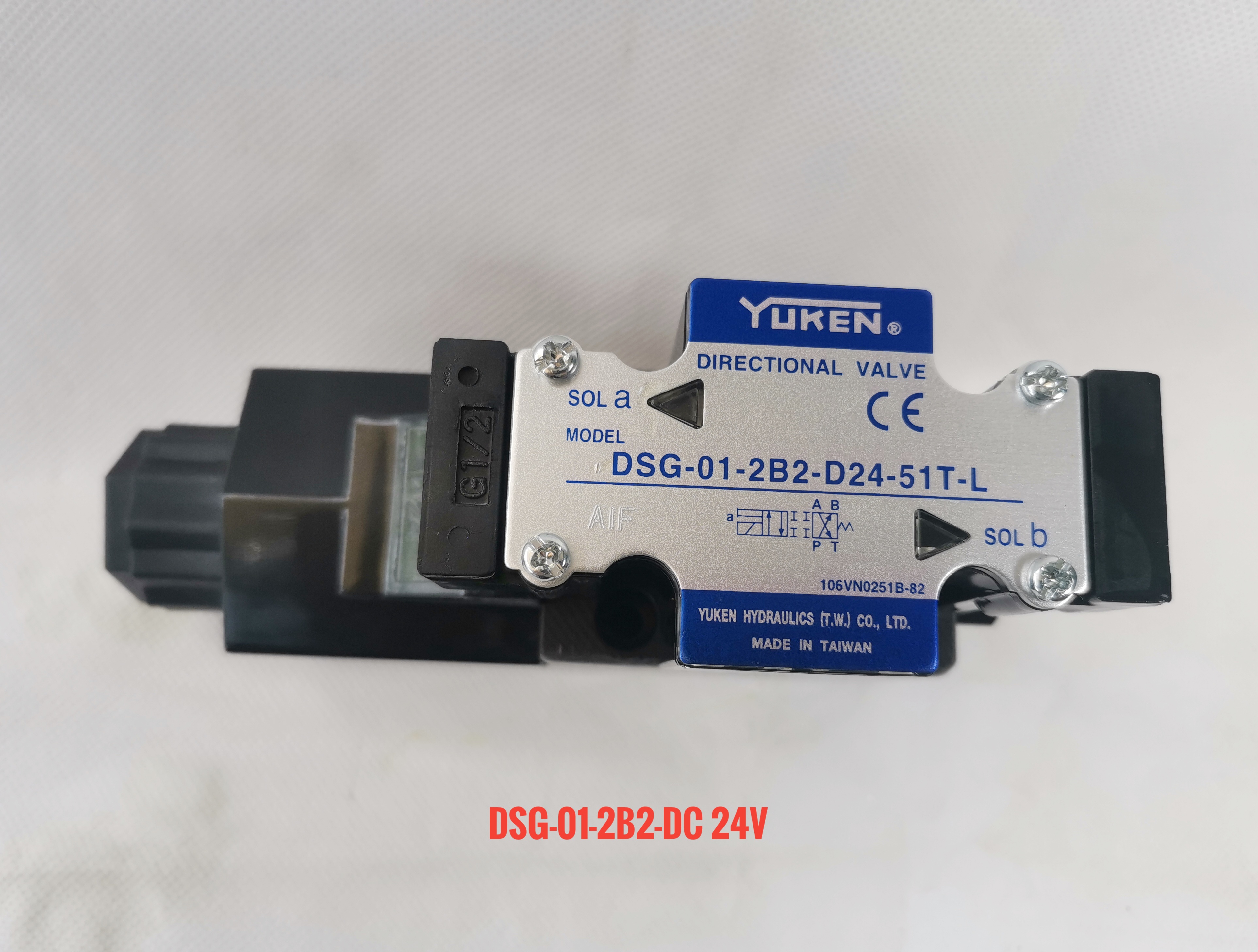 Solenoid valve hydraulic DSG-01-2B2-DC24V