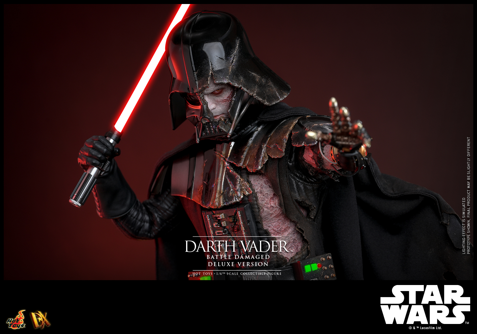 Hot Toys DX45B Star Wars - Darth Vader (Battle Damaged) (Deluxe Version) (Special Edition)