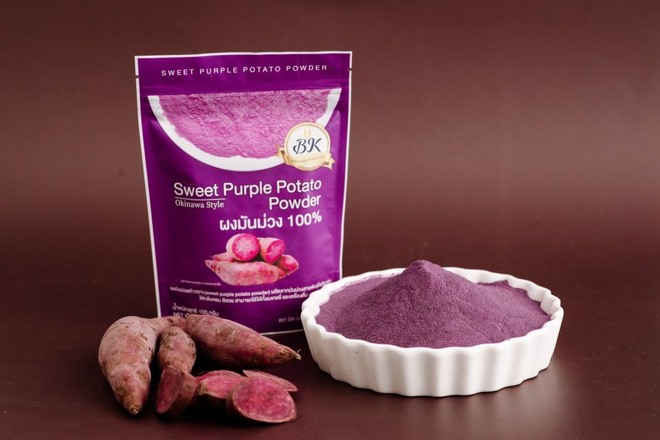 ผงมันม่วง BK 200กรัม (Sweet Purple potato BK brand 200g.)