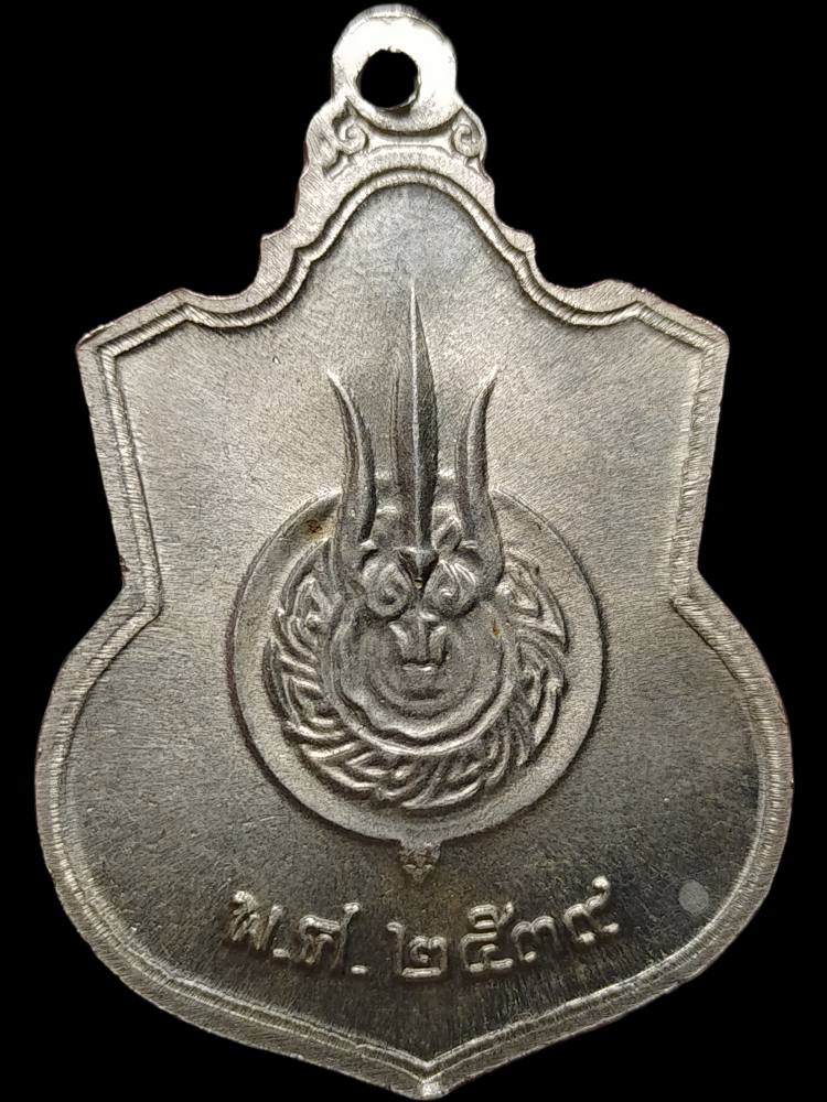 H533 เหรียญนั่งบัลลังก์ ร.9 นิยม มีเส้นเกศา