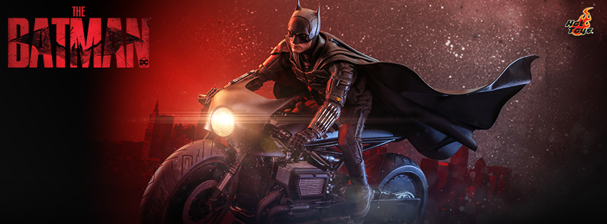 Hot Toys MMS642 1/6 The Batman - Batcycle