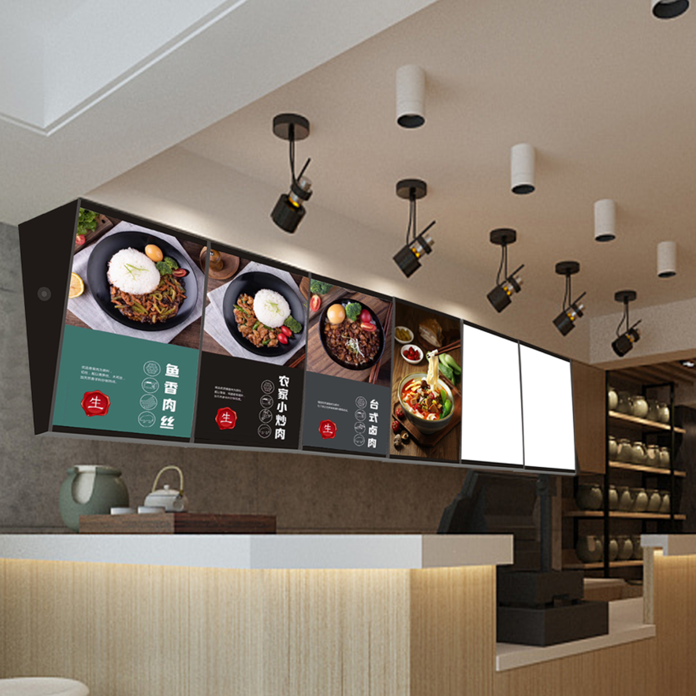 CLEARANCE SALE! ป้ายไฟ LED รุ่น TRIANGLE ขนาด 40x60 cm. ติดผนัง-ติดเพดานได้ ถอดประกอบได้