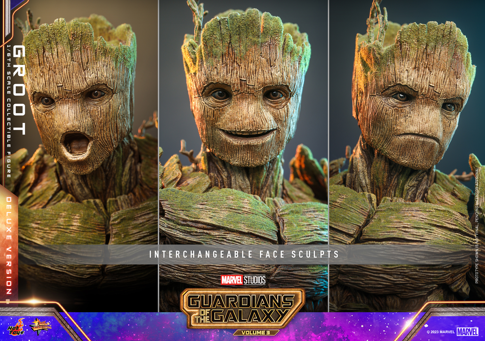 Hot Toys MMS707 1/6 Guardians of the Galaxy Vol. 3 - Groot (Deluxe Version)