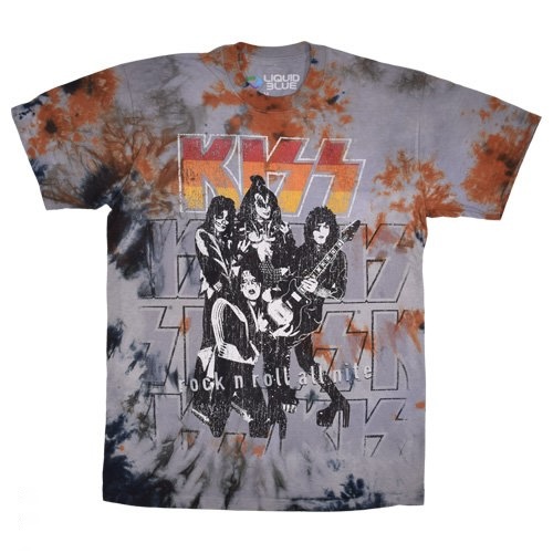 🇺🇸[PREORDER] เสื้อวง KISS T-SHIRT รวมลายสุดฮิต ลิขสิทธิ์แท้ LIQUID BLUE จาก USA