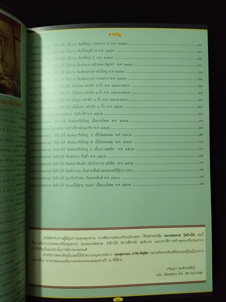 รวมพระเครื่องหลวงพ่อทวด วัดช้างให้