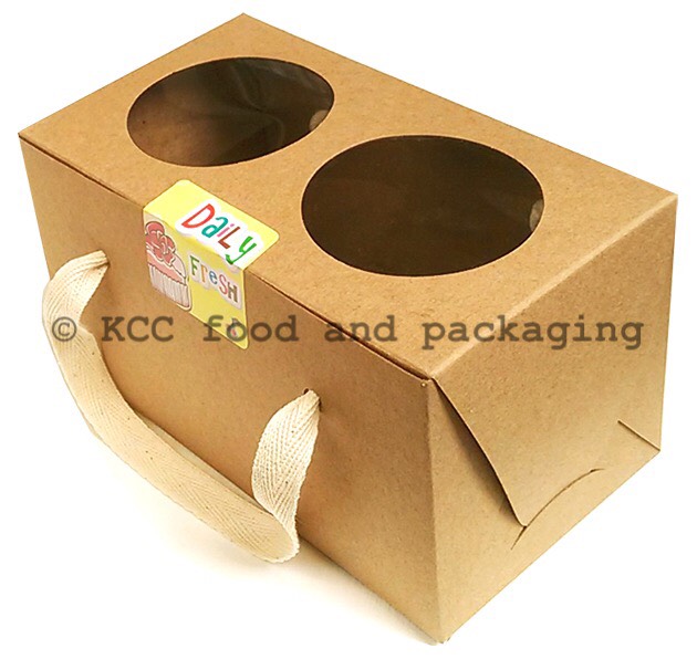 KB07 - กล่องคัพเค้ก + ฐาน + เชือก (10ใบ) - Ido