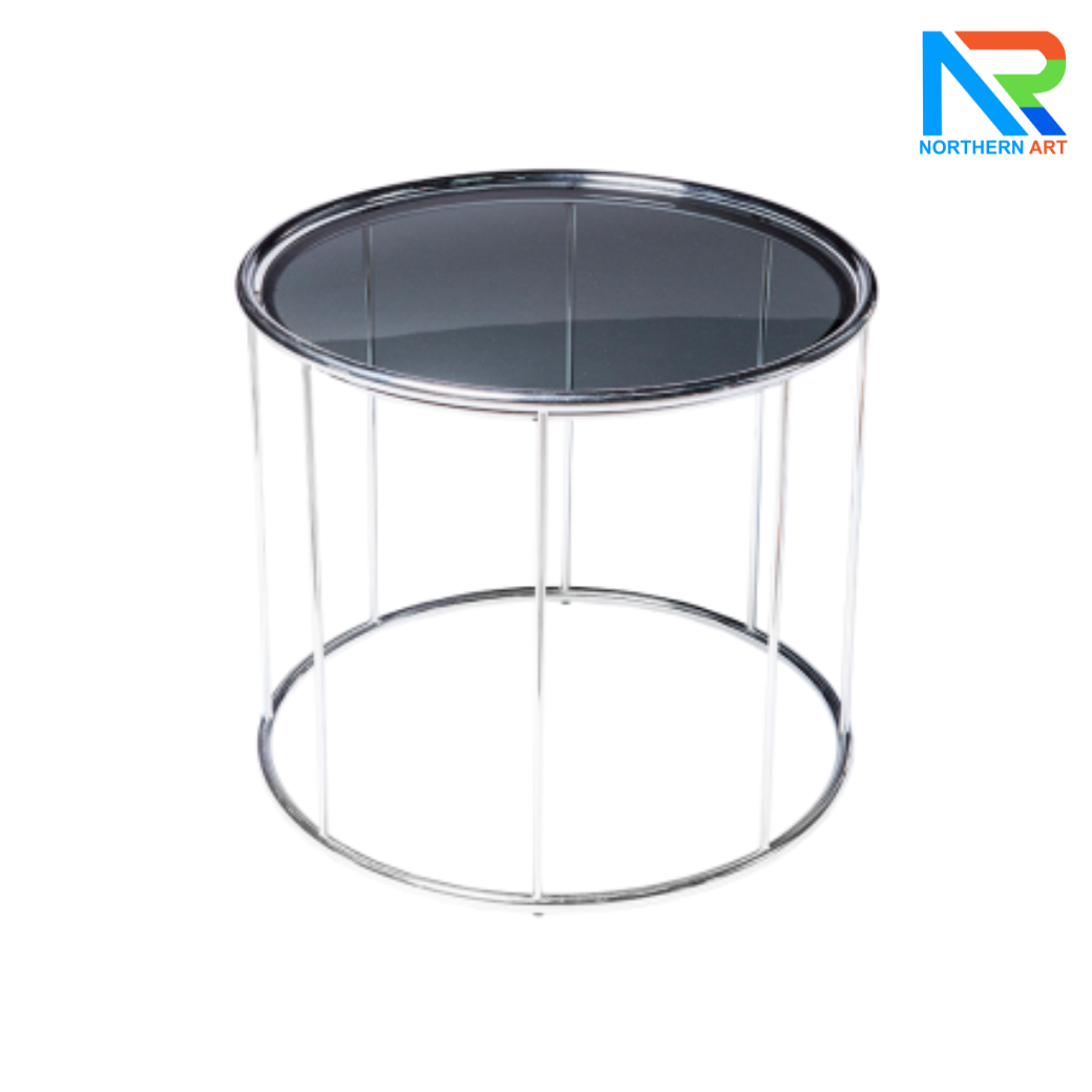 เช่าโต๊ะกลม Top กระจก บอดี้และฐาน สแตนเลสเกรด 304