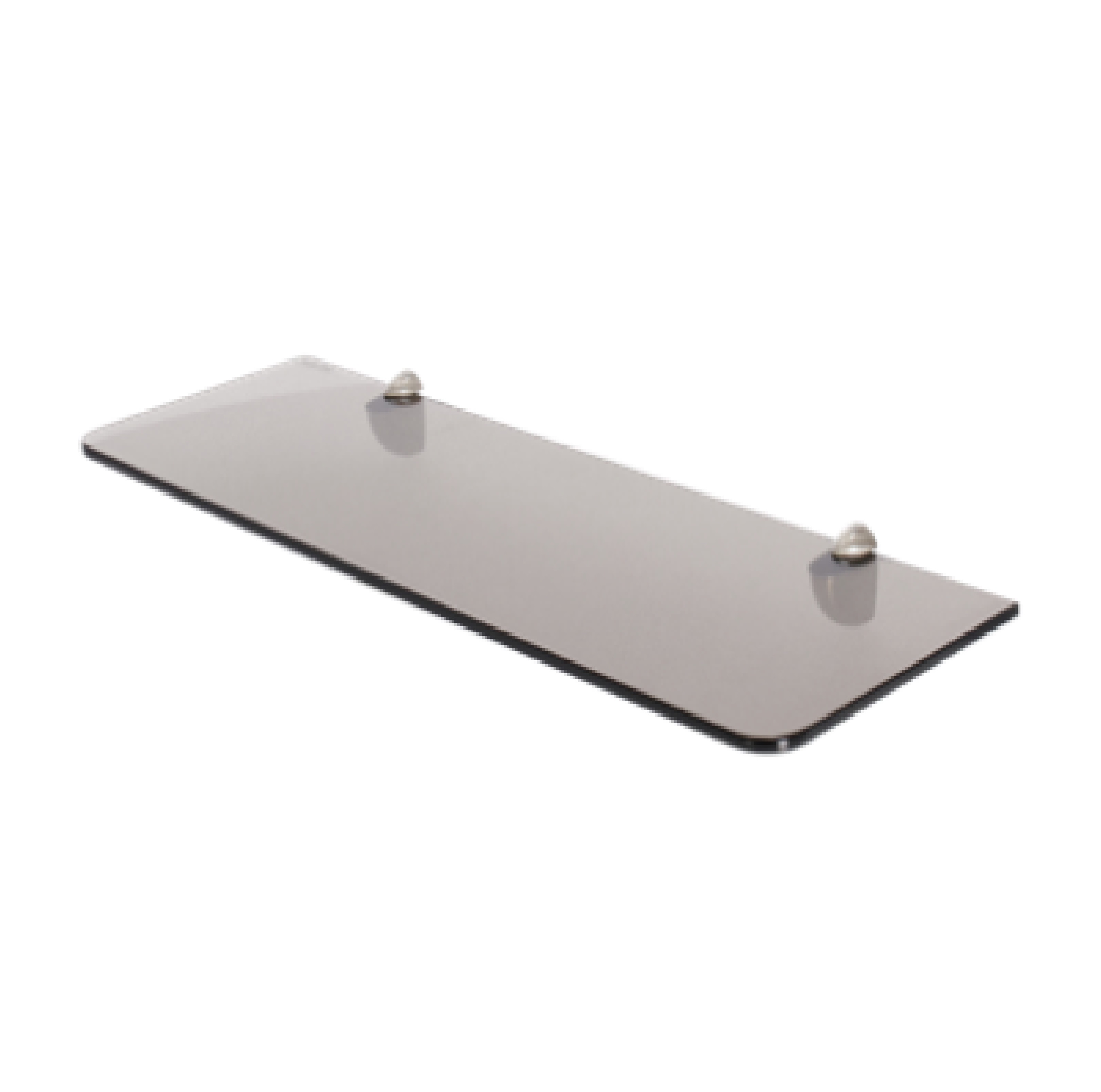 ชั้นวางกระจกพร้อมขารับชั้น Mini KASSA HOME รุ่น MG620B ขนาด 61 x 21 x 3 ซม. สีดำใส
