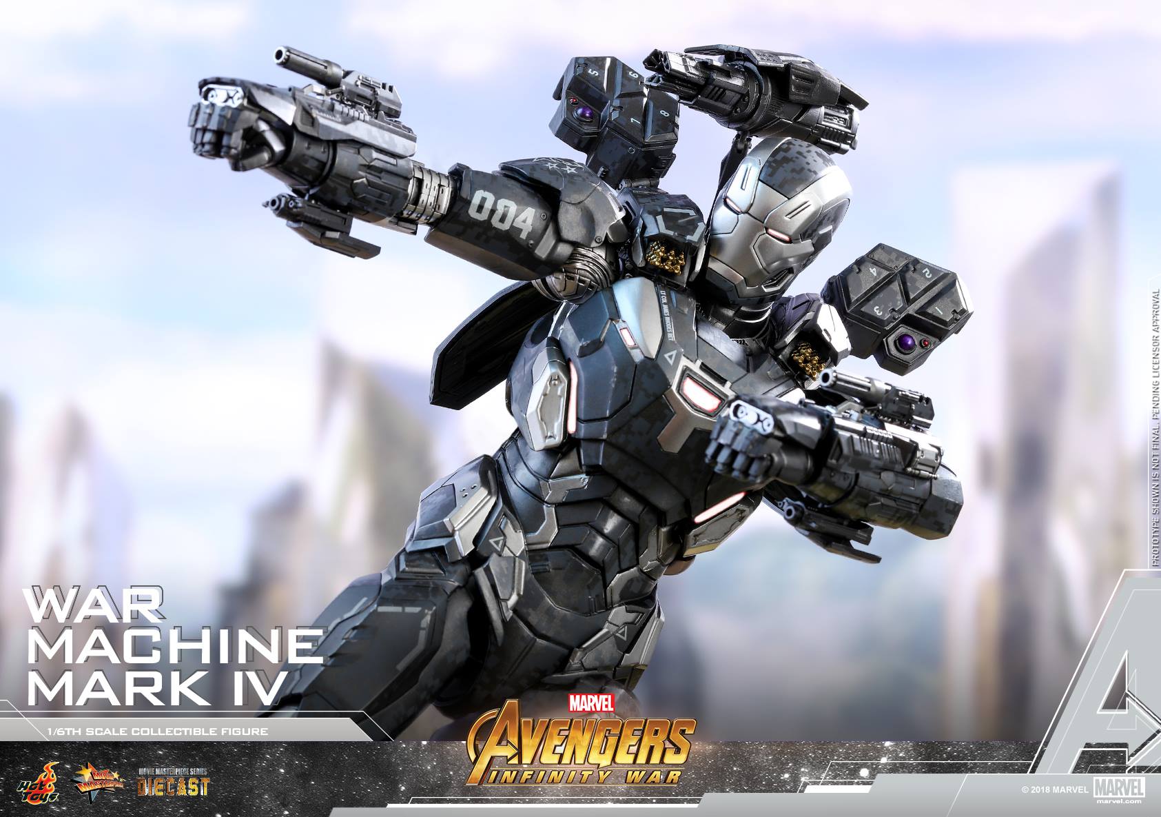 Hot Toys MMS499D26 AVENGERS: INFINITY WAR 1/6 WAR MACHINE MARK IV