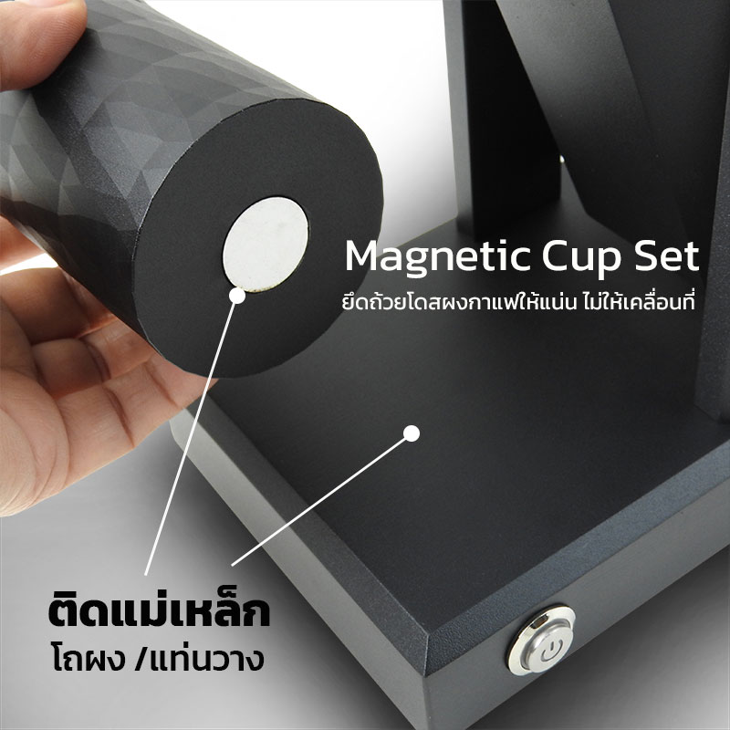 เครื่องบดกาแฟ เอเพรสโซ่ A1 PRO เฟืองบดคอปเปอร์ทรงกรวย 8 แฉก Ø40 มม. | APRESSO