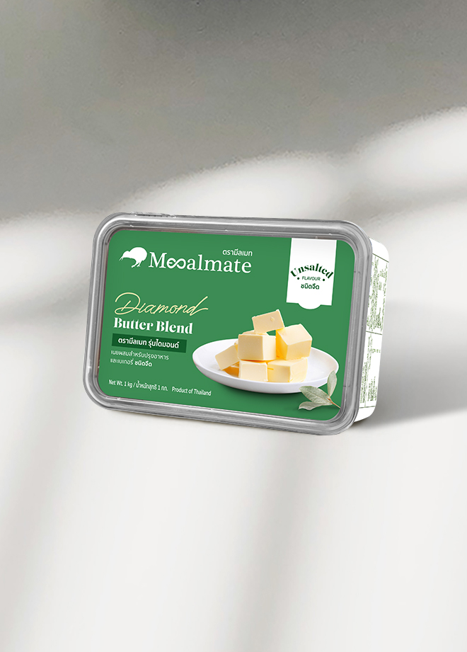 เนยสด Mealmate Diamond ชนิดจืด ขนาด 1 KG.