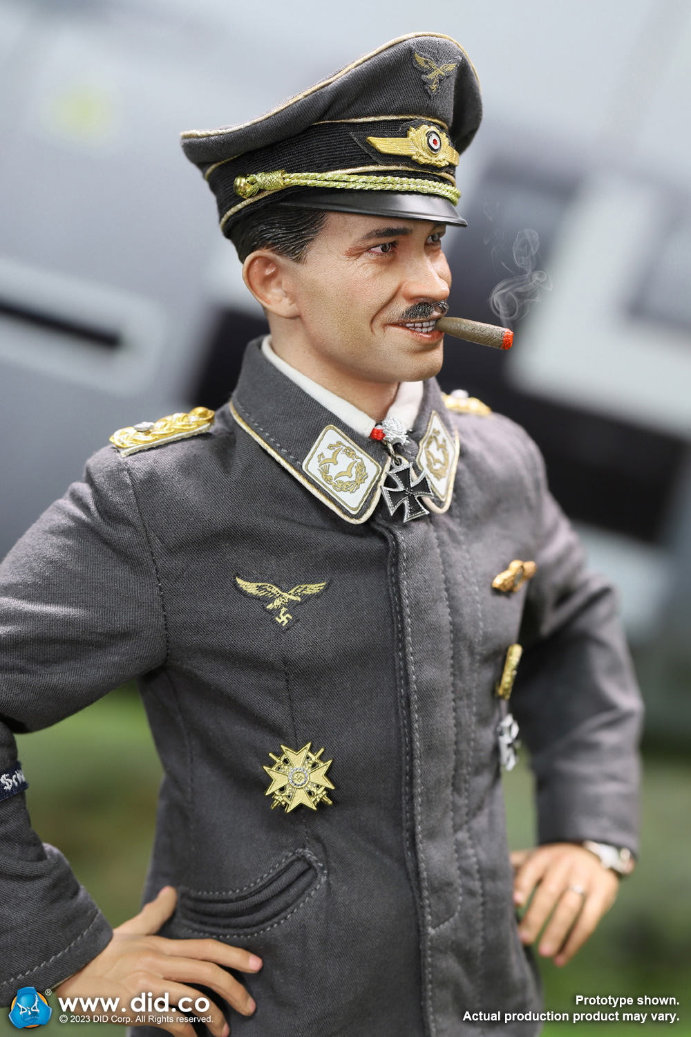 DID D80165 1/6 WWII German Luftwaffe Ace Pilot - Adolf Galland