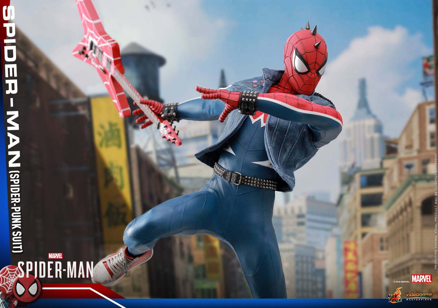 Hot Toys VGM32 MARVEL'S SPIDER-MAN - SPIDER-MAN (SPIDER-PUNK SUIT)