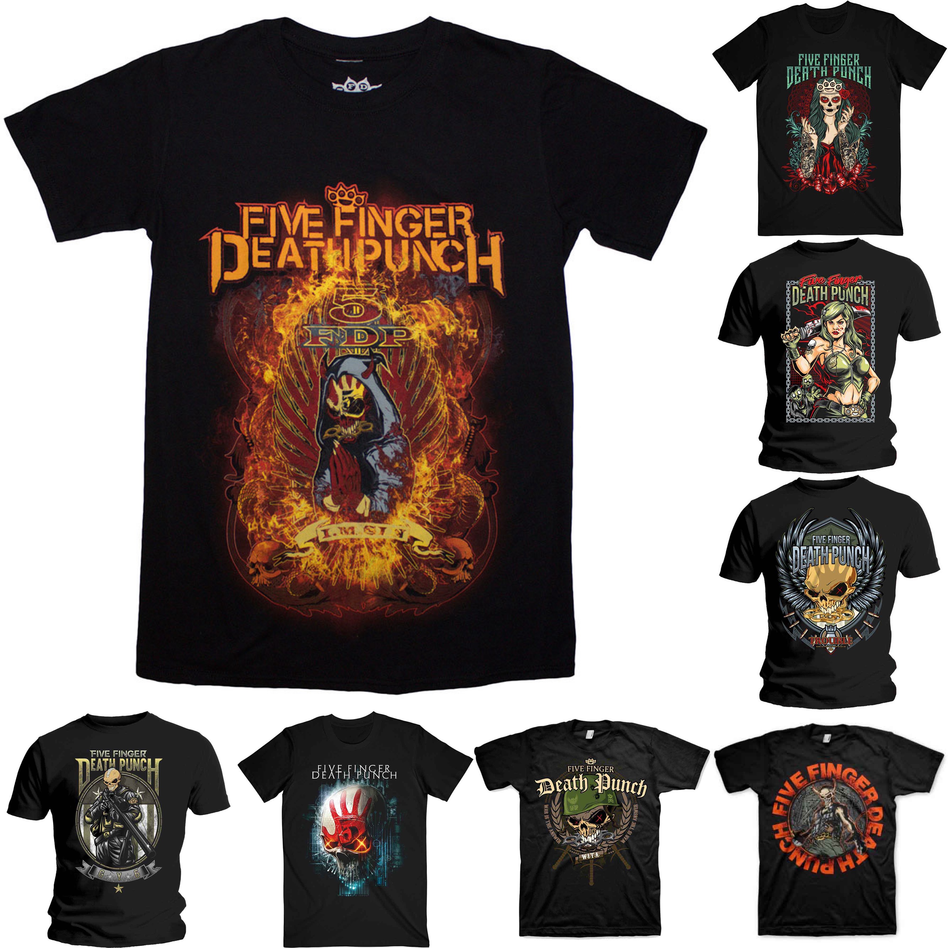 [PREORDER] เสื้อวง FIVE FINGER DEATH PUNCH T-SHIRT ลิขสิทธิ์แท้ UK รวมลายสุดฮิต