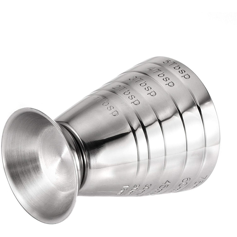 จิกเกอร์ ถ้วยตวง สแตนเลส 2.5oz(75ml) สีเงิน 1610-691-C02