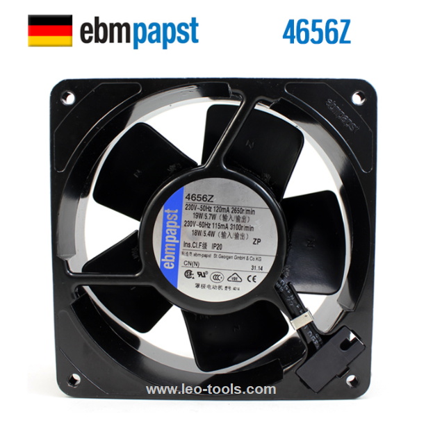 Ebmpapst เยอรมัน 4656Z 230V 0.12A พัดลมทนอุณหภูมิสูง