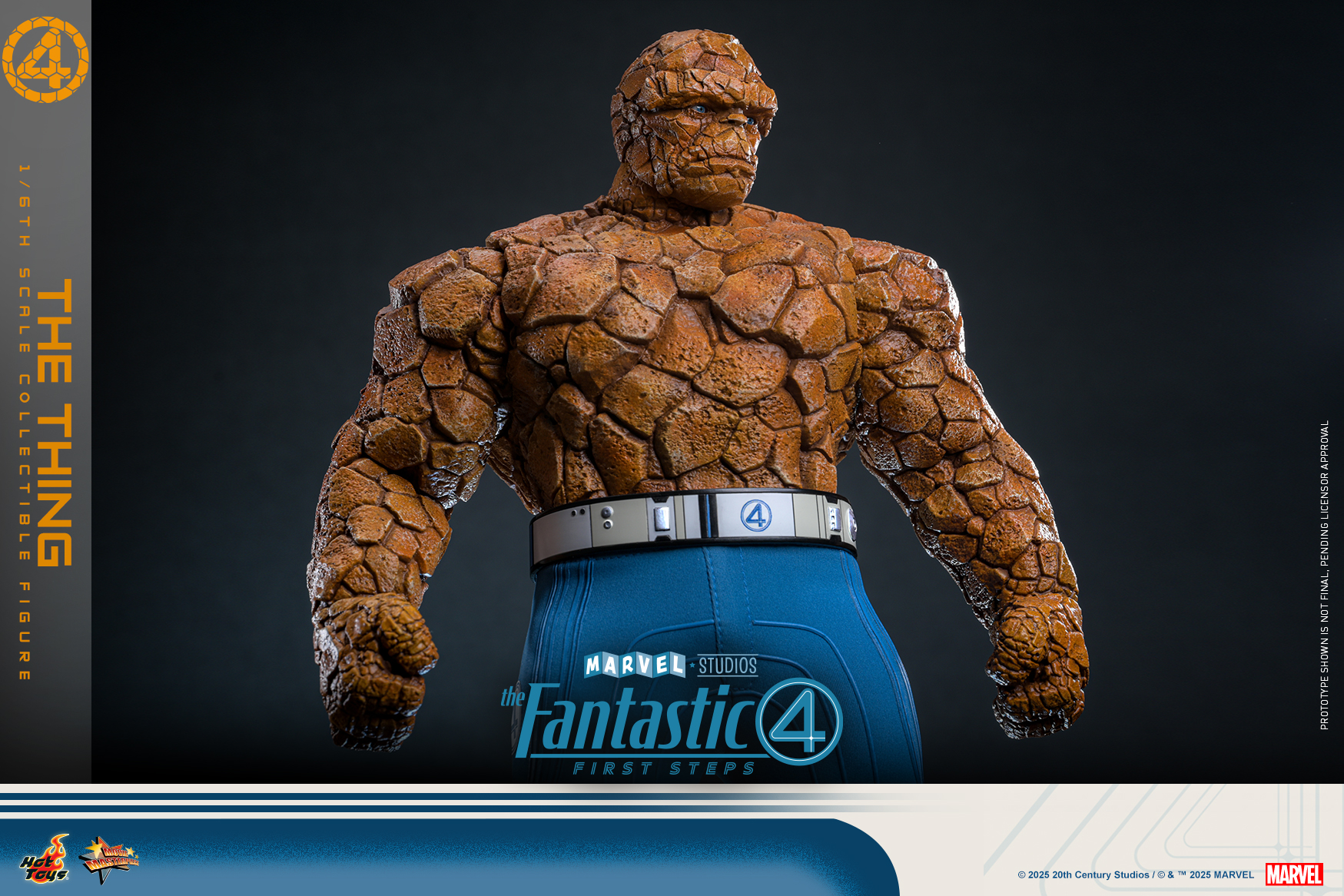 25/08/2568 Hot Toys MMS813 The Fantastic Four: First Steps - The Thing