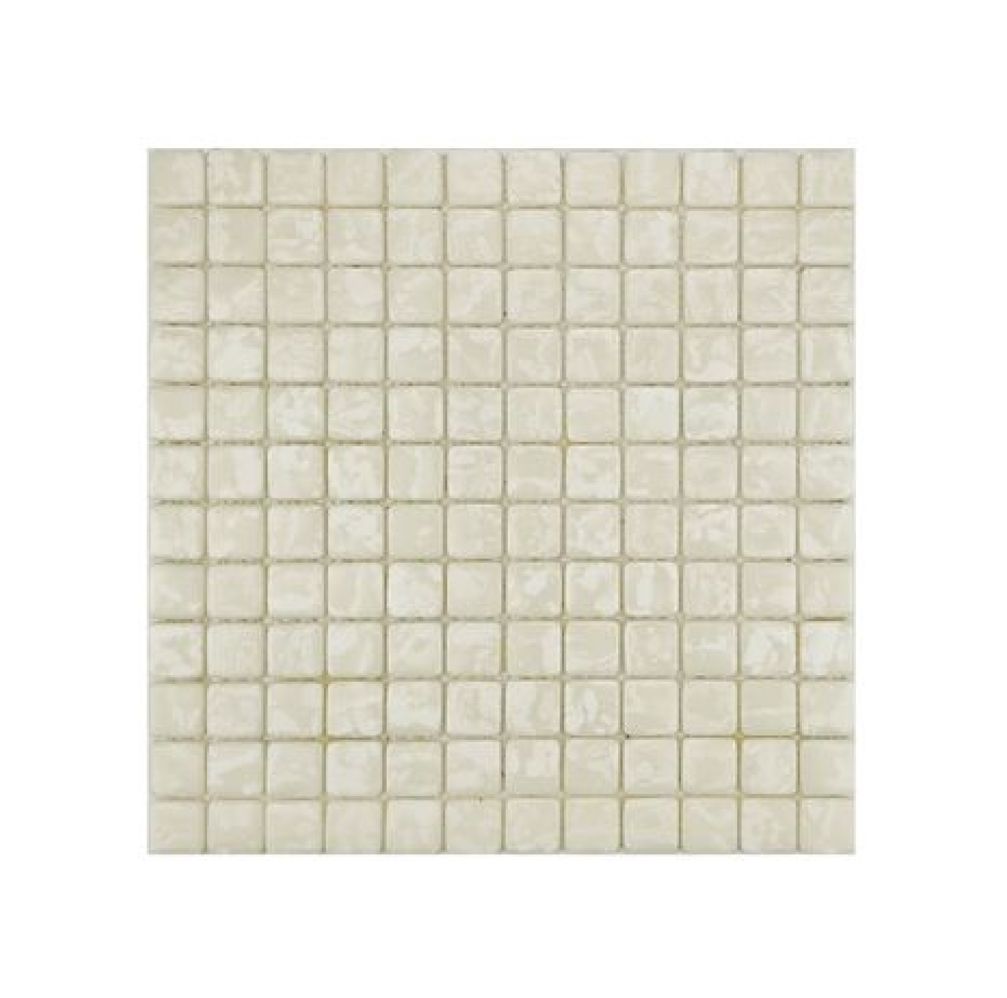 กระเบื้องโมเสกแก้ว KASSA รุ่น KMS-CH15 ขนาด 30 x 30 ซม. สีครีม