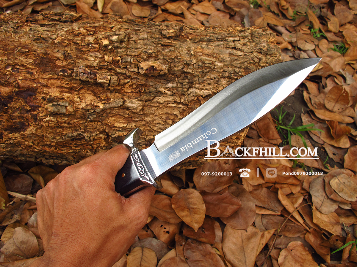 มีดใบตาย COLUMBIA รุ่น A95 พร้อมซองไนลอน