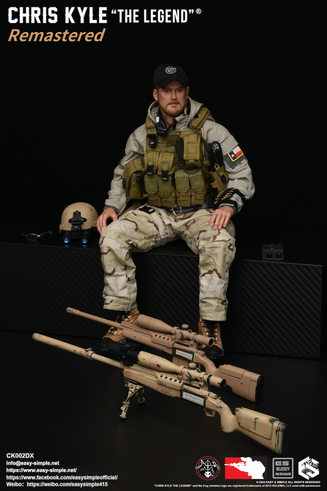 BlackOpsToys X Easy&Simple ES CK002DX Chris Kyle "The Legend" Remastered (Deluxe Version)