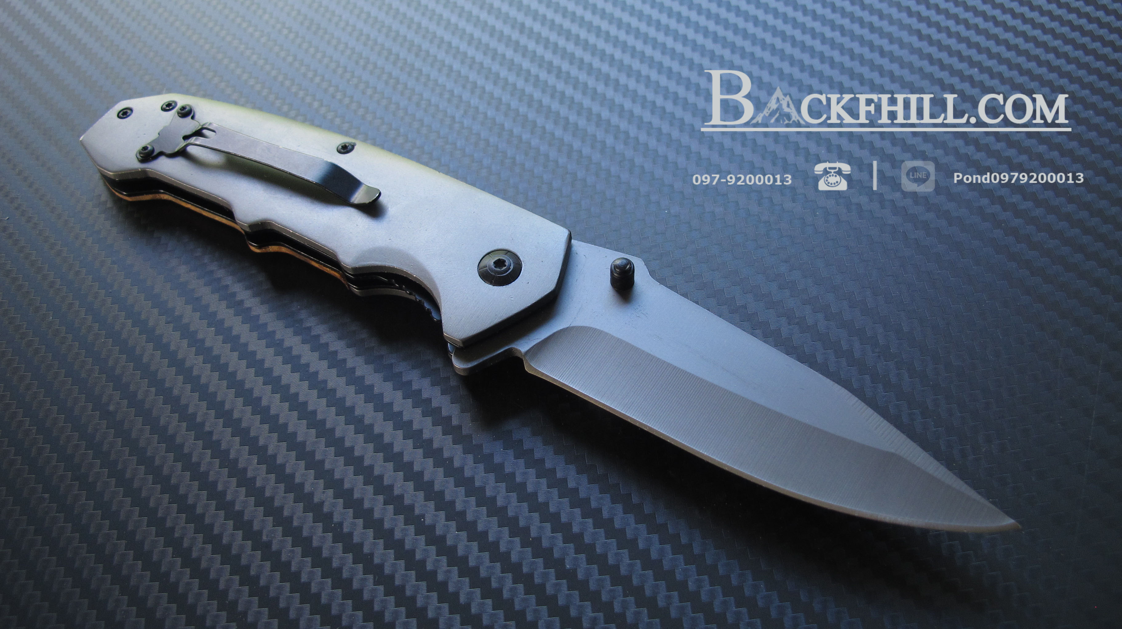 มีดพับ BROWNING 006 Stainless Steel ด้ามไม้