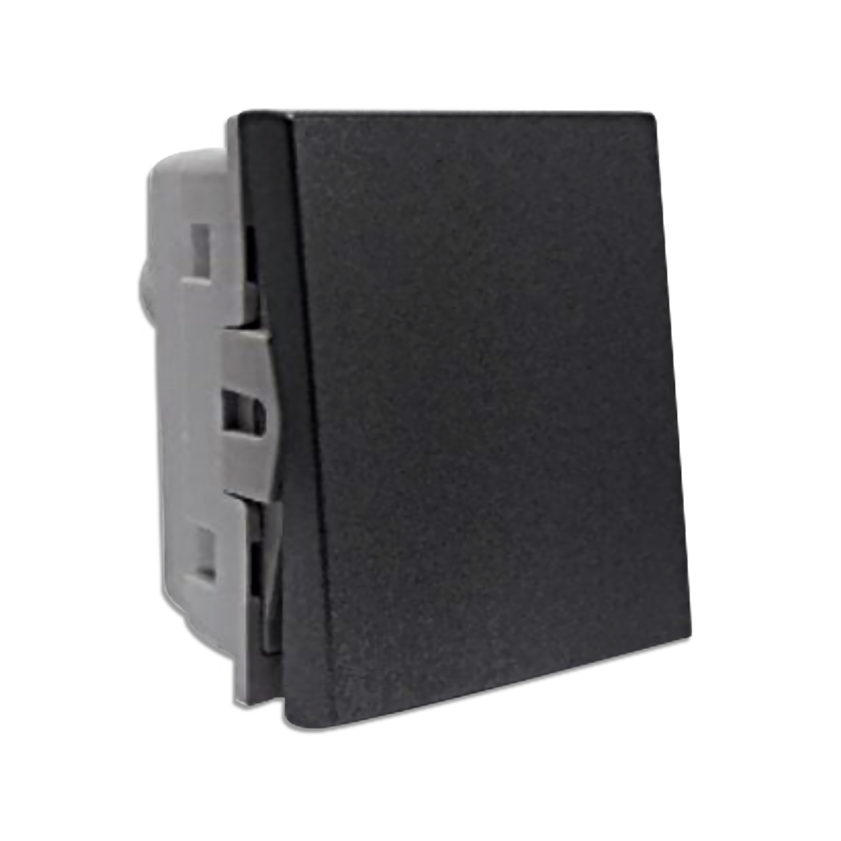 NANO สวิตช์ 2 ทาง 16A 250V ขนาด 1.5 ช่อง Urban series สีดำ รุ่น UR-SW202B (20 ชิ้น/กล่อง)