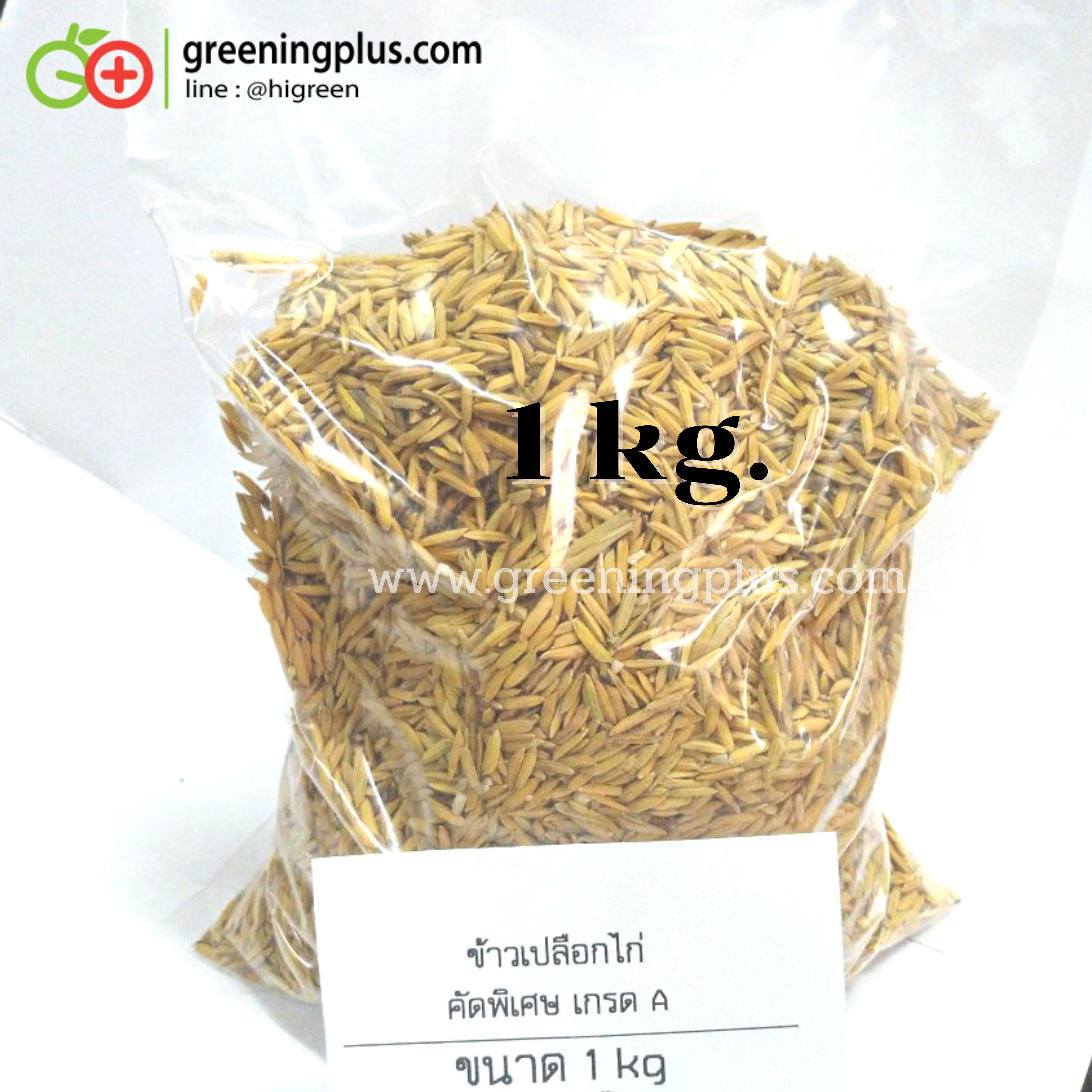 ข้าวเปลือก เกรด A ตราไก่ชน (แบ่งขาย) ขนาด 1 กก