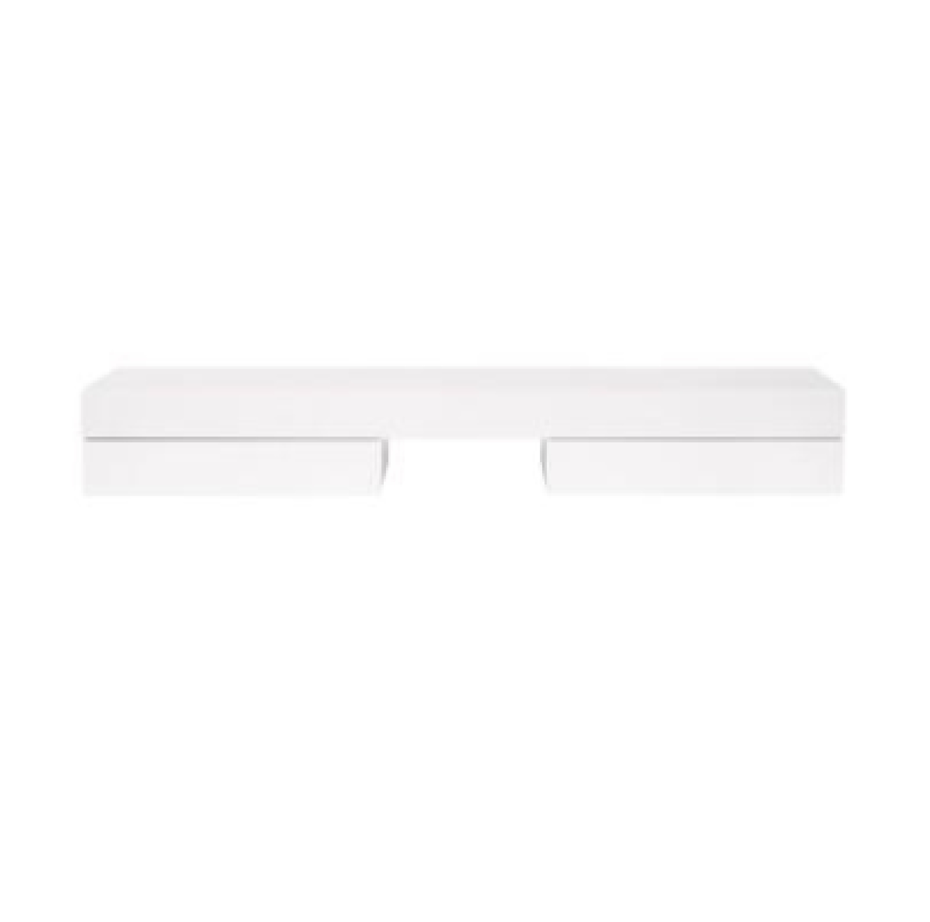 แผ่นชั้นไม้ซ่อนขาปิดผิวเมลามีนลิ้นชัก2ช่อง Floating KASSA HOME รุ่น HT-TL2202-W ขนาด 90x23x10.5 ซม.
