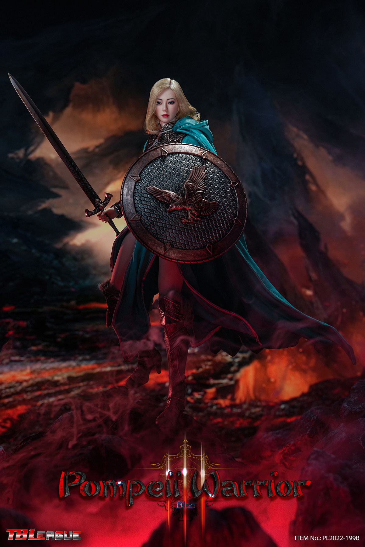 TBLeague PL2022-199B 1/6 Pompeii Warrior Blue
