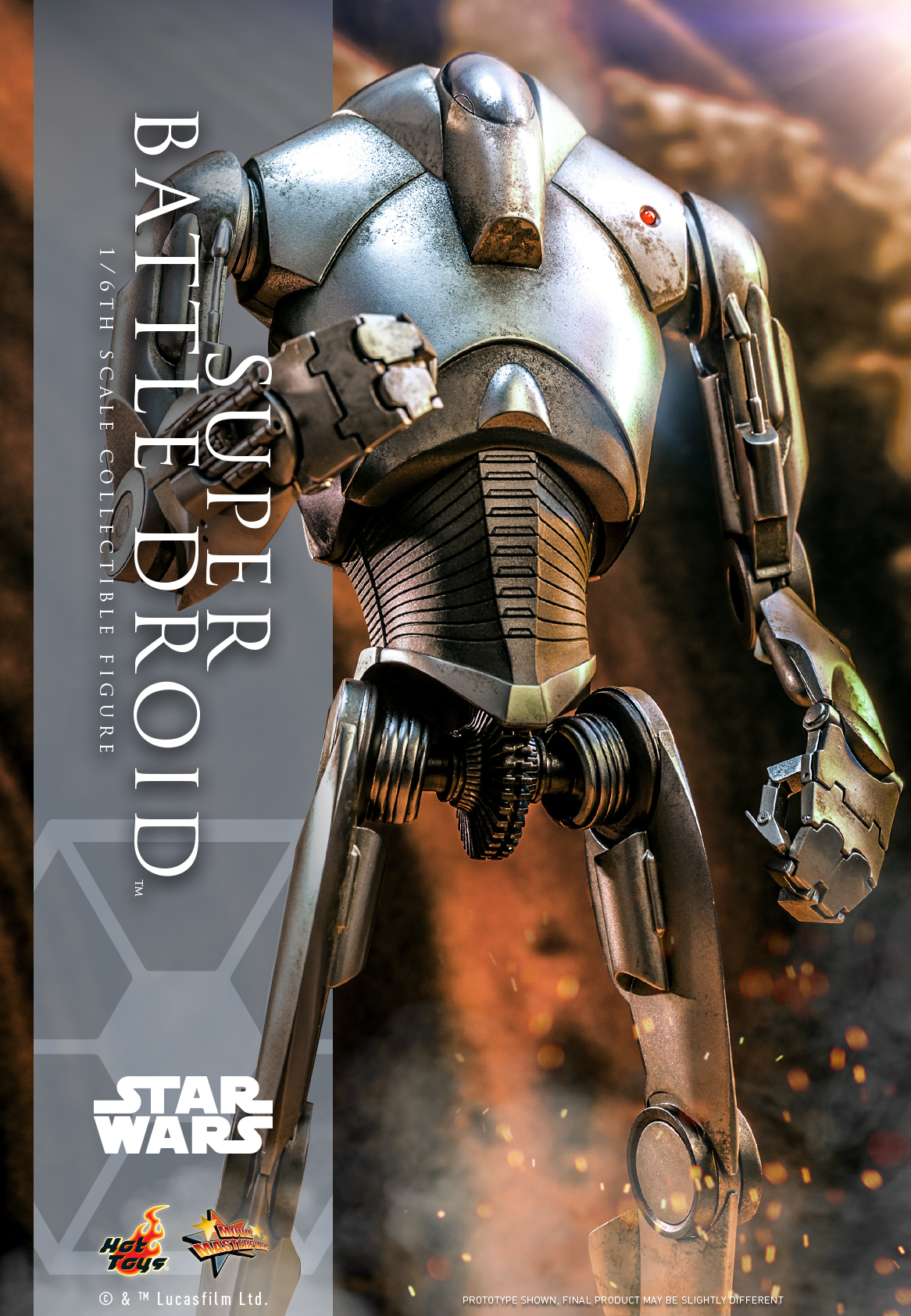 Hot Toys MMS682 1/6 Star Wars: Attack of the Clones™ - Super Battle Droid™