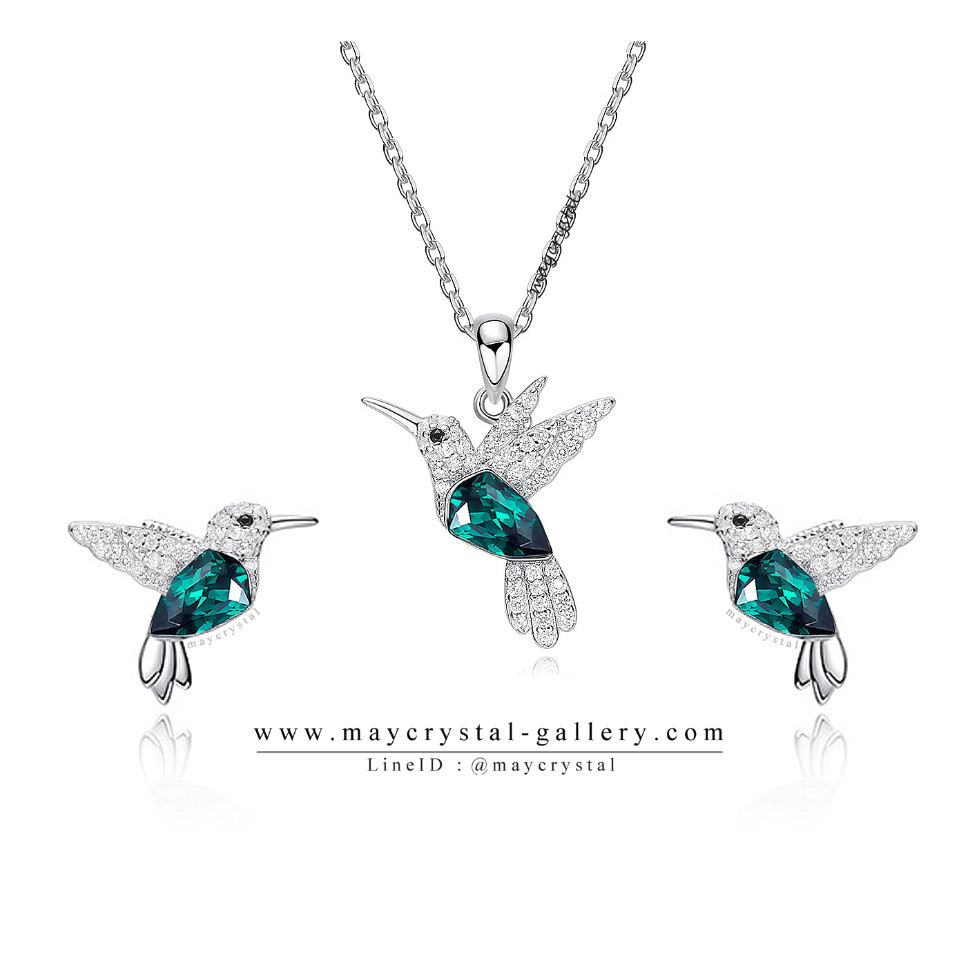 ชุดเครื่องประดับ คริสตัลแบรนด์ จากประเทศออสเตรีย (Embellished with Crystals from Austria)