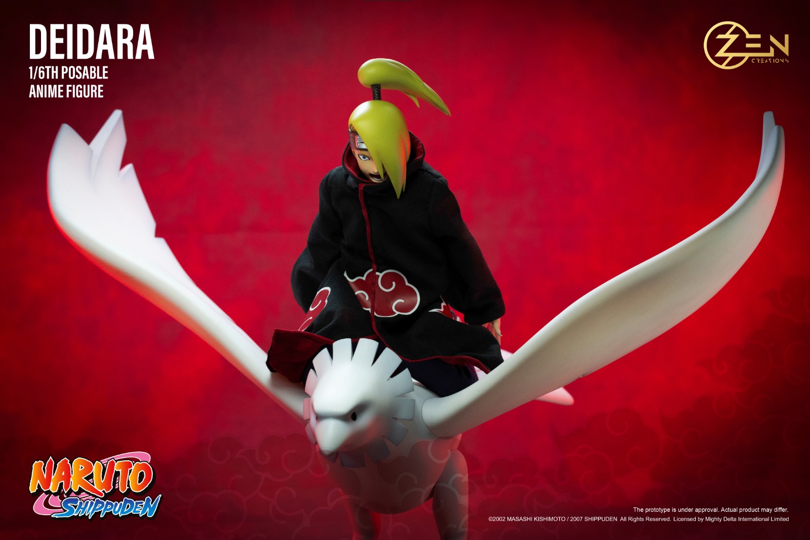 Zen Creations PAF004S Posable Anime Figure (PAF) Deidara (Standard Version)