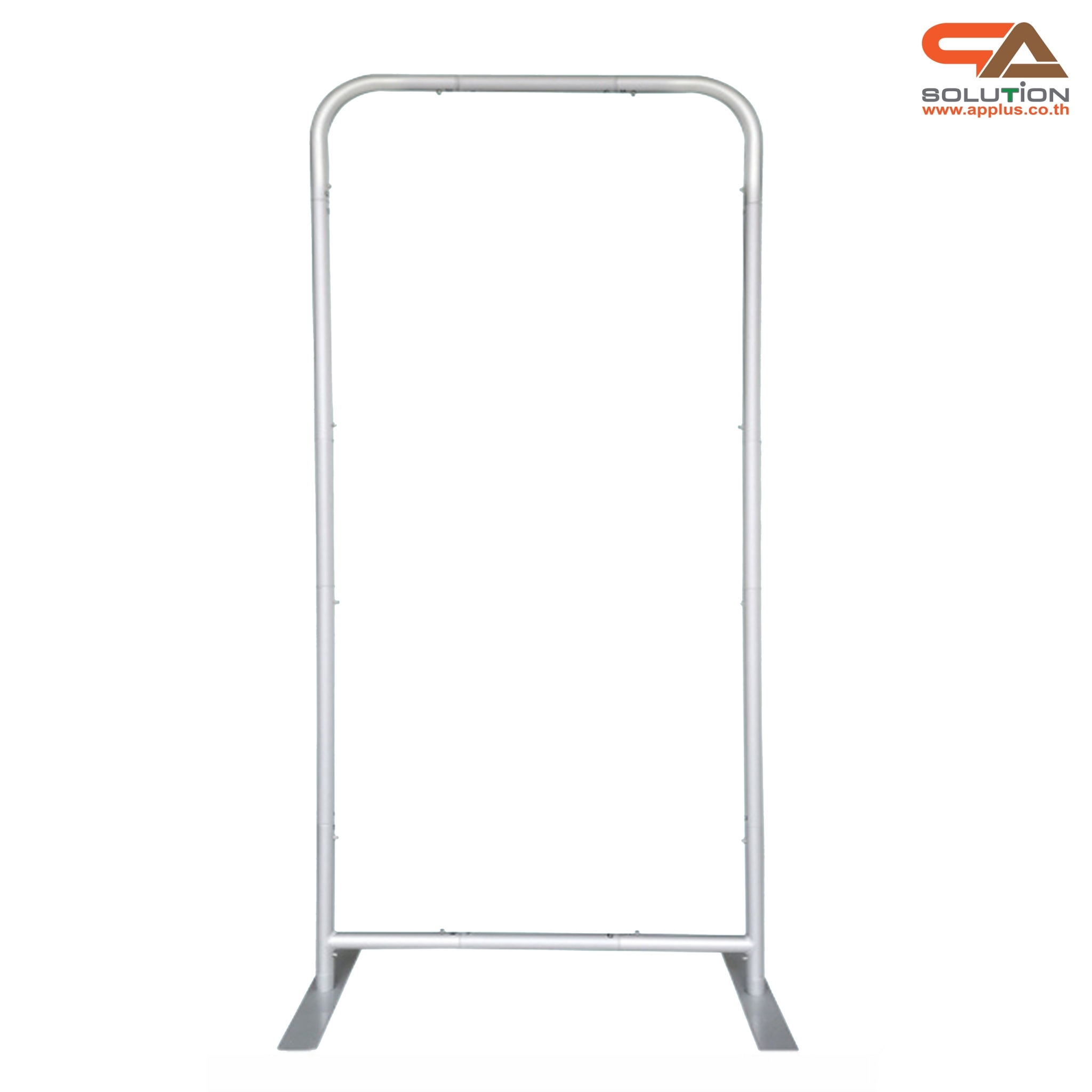 CLEARANCE SALE! แบคดรอปผ้า รุ่น Tube Steel Feet ขนาด (W)100 x (H) 200 cm.โครงอะลูมิเนียม ถอดประกอบได้